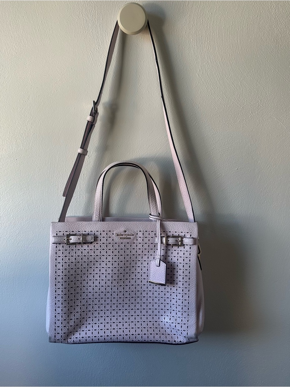 Kate Spade Milton Lane Olivera Blush Pink Leather Tote Bag